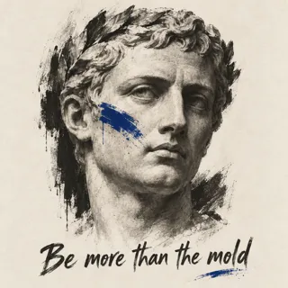 Expressive Painterly T-shirt design example